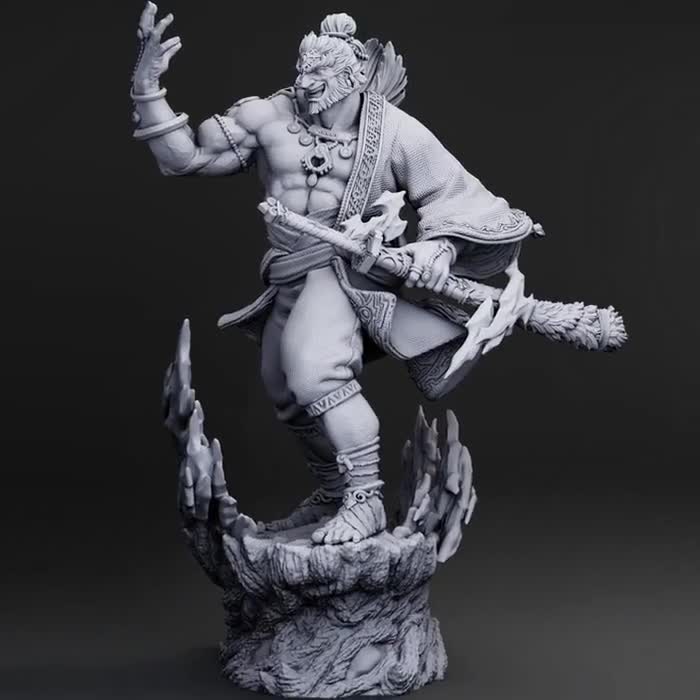 Ganondorf STL Model: Zelda Legend 3D Printing Figure (digital File